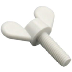 31C48MTWN 5/16-18 X 3/4 WING THUMB SCREW NYLON